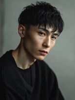 インブルーム(In Bloom) メンズショート ツーブロック ビジネスヘア 眉毛カット 黒髪