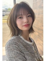 ココカラヘアー プラス(cococara‐hair plus) 前髪あり 大人かわいい 外ハネショートボブ