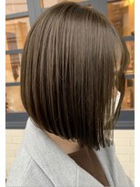 エイティヘア(Eighty hair)&nbsp;オリーブベージュ×フレンチボブ
