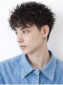 メンズショート波巻きスパイラルパーマフェード/メイキー本厚木