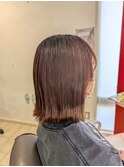 切りっぱなしボブ(外ハネ)