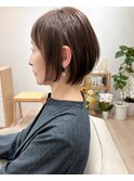 ひし形ショートボブ