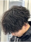 ルーズショート縦落ちツイストスパイラル