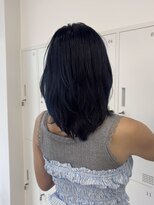 アンドシー(&C.) レイヤーカット、ネイビーブルー
