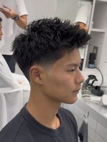 グルーマーズクレッジ 渋谷店(GROOMER/S CREDGE)&nbsp;テーパーウォーリアカット　スパイキーショート