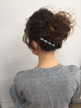 オルセン(OLSEN) 【BALLOON HAIR】＃トップノット＃ノームコア＃うぶバング