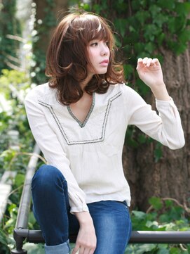 ランティス(LANTiS) 『 feather curl 』natural midi