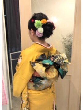 マロウ ヘア(Mallow hair) 成人式upスタイル♪