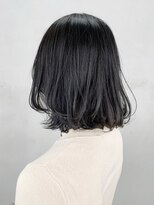 ダークグレーロブ_外ハネボブアッシュブラウン_ba272393