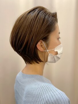 ベック ヘアサロン(BEKKU hair salon) 大人美人30代ひし形小顔ショートボブ