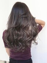 オースティン 門前仲町(AUSTIN)&nbsp;前髪かき上げイメチェンイヤリングカラーラベンダーカラーくびれ