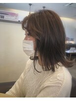 ヘアーブランドジン パルト(HAIR BRAND Jin Palt)&nbsp;ゆるハネくびれボブ