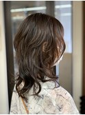 30代40代50代大人可愛いひし形ボリュームウルフレイヤー姫カット