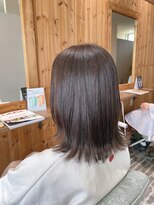 ルシール バイ アリア(Lucir by aria)&nbsp;外ハネロブ×アッシュブラウン