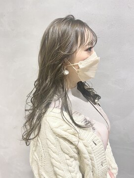 ヘアラウンジ アングゥ(hair lounge ungu) ミルクティーベージュカラー