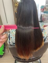 パーティパーティ ヘア(PARTYPARTY hair) オイルストレートでサラサラヘア/ナチュラルエクステ