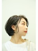 【Bis!八幡東/担当:坂口】暗髪ナチュラルショートボブ2
