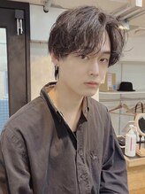 メンズ エス(Men's esu) 黒髪/ツーブロック/韓国/パーマ