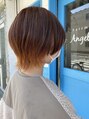 アンジェリカ 布施セントラルビル店(ANGELICA) オレンジインナー×ショートウルフ