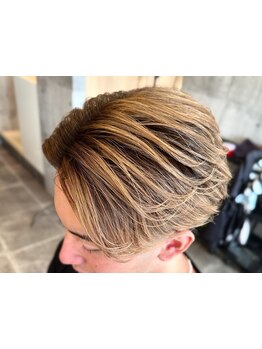 メンズのダブルカラー/メッシュ/ホワイトカラー/バレイヤージュは圧倒的技術のエルハウスで！