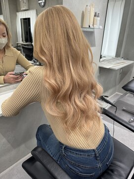 アルマバイロサ(ALMA by ROSA) ハイベージュカラー×シールエクステ 担当SE-YA