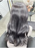 30代40代大人可愛い髪質改善カラーラベンダーグレージュ透明感