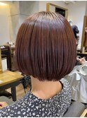 《前地　麻衣》ナチュラルブラウンショートボブ