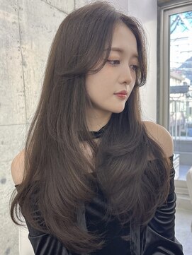 エヌアイ オモテサンドウ(ni omotesando) 憧れ韓国くびれヘア/顔まわりカットレイヤーカット艶髪黒髪