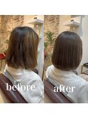 髪質改善再整カラー