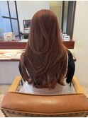 レイヤースタイルレイヤーカットロングレイヤー小顔スタイル