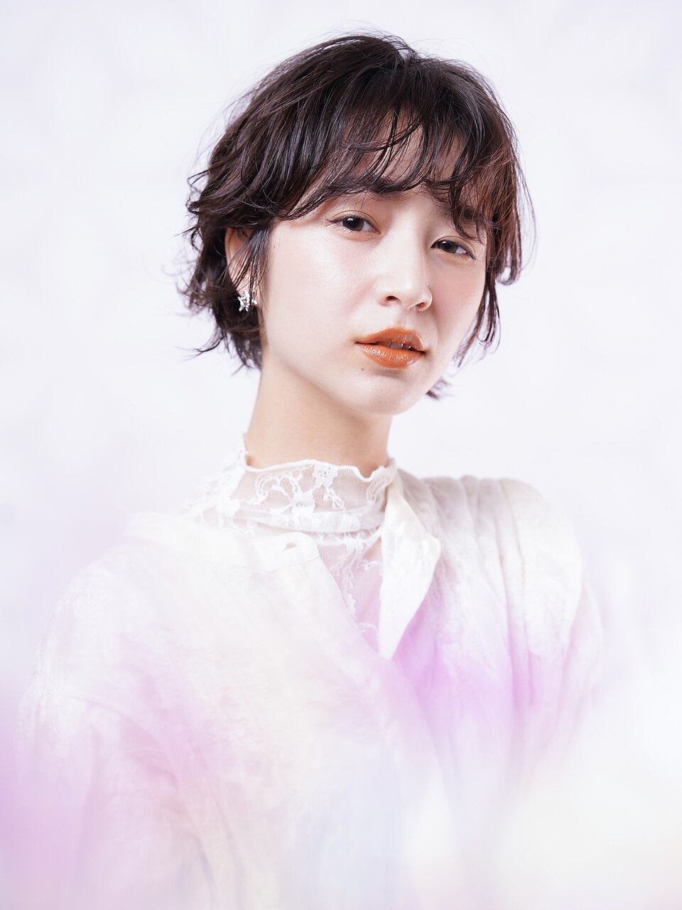 レトロヘアフィンガーウェーブ大正ロマンウェーブ：L237709512