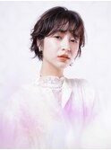 無造作パーマ　パーマボブ　フレンチボブ　デジタルパーマ