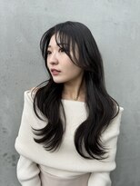 エミュ 伏見 国際センター(emu)&nbsp;韓国風レイヤー/ロングレイヤー/くびれスタイル/艶髪ロング