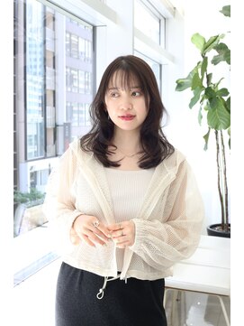 エアー 銀座(air) ★岡田有加★20代30代★銀座★韓国風くびれセミディ