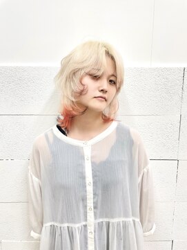 カシェル(cashel kishaba) ウルフカット×フォックスカラー