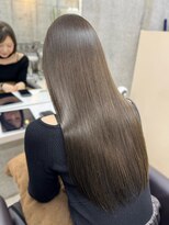 エクラ(ECLAT)&nbsp;縮毛矯正×オリーブベージュ