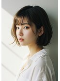 ミディアムヘアー/チャコールグレー/20代30代/髪質改善/越谷
