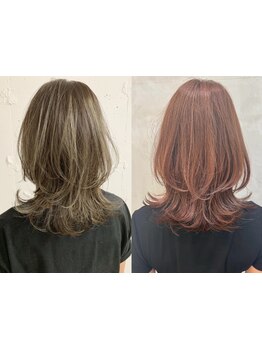 フォトジェニックな空間で、自分らしいヘアを。小顔ウルフカットは再現性も高く、ノンスタイリングでも◎