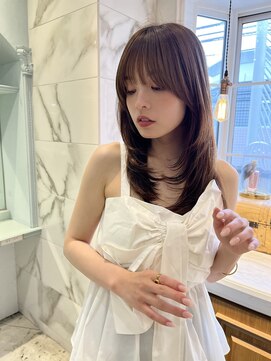 ロンド シャルム 吉祥寺(Lond charme) オリーブグレー/レイヤーカット/クラゲヘア/顔周り