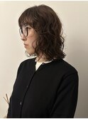 レイヤーパーマレイヤカットミディアムパーマボブパーマ