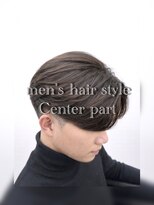 エイトメン 池袋東口店(EIGHT MEN)&nbsp;【毛流れセンターパート】刈り上げスタイル