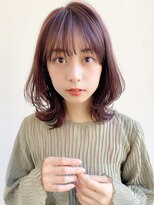 トゥーナ 表参道(tona)&nbsp;ミディアムレイヤー、外ハネボブ、グレージュ、脱白髪染め☆