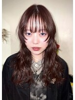 ゾーイ(ZOEY)&nbsp;今泉　レイヤーパーマ  パーマカラー レッドパーマ