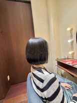 エルサフィロ ヨドヤバシ(el zafiro yodoyabashi)&nbsp;【el zafiro yodoyabashi】ロートーンボブスタイル