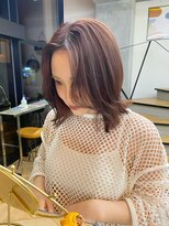 ミリ(mm)&nbsp;10代20代30代くびれボブ暖色カラー透明感髪質改善仙台前髪ツヤ髪