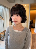 マイン(mine) ミニボブパーマ レイヤーパーマ ボブパーマ 大人可愛い