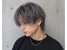 メンズ【新規限定】ブリーチ+カラー+カット ￥13,200