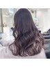 ブリーチなしorありダブルカラー+ハホニコトリートメント+炭酸泉Spa【¥14300