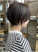 渋谷ショートカット切りっぱなしボブ表参道レイヤーカット ボブ