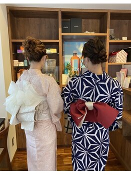 ルーム(Room)の写真/【夏祭り・花火大会に♪浴衣着付け&ヘアセット】夏祭り☆浴衣でいつもと違う特別な一日に♪